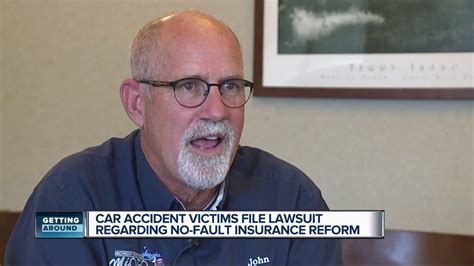 (wlns)— a group of michigan lawmakers and injured car accident survivors were at the capitol today, protesting an insurance law they say is unjust. Lawsuit challenges changes to Michigan auto insurance law - YouTube