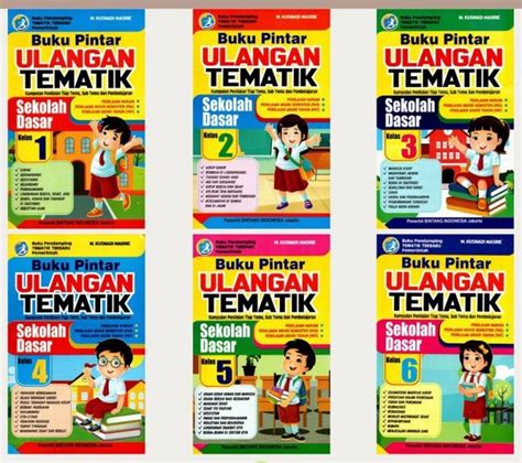 Buku Pintar Ulangan Tematik Untuk Sd Kelas 1 2 3 4 5 6 Lazada Indonesia