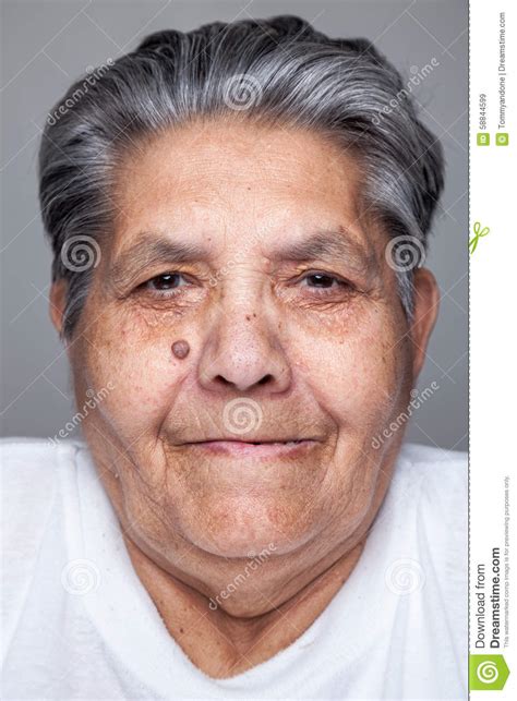 Portrait Of An Elderly Woman Stock Image Image Of Beautiful Care