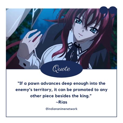 20 Amazing Quotes From High School Dxd Indian Anime Network