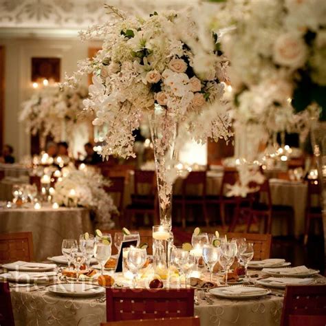 Elegant White Floral Centerpieces