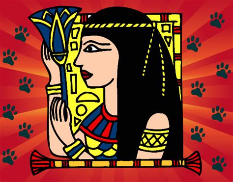 Desenho De Cleopatra Pintado E Colorido Por Carriewhit O Dia De Maio