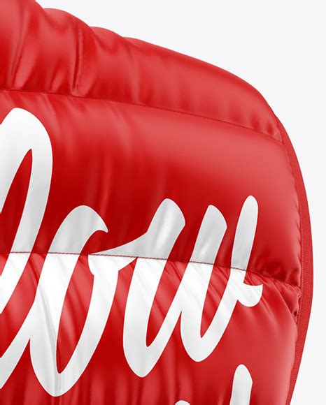 Download Glossy Womens Down Jacket Whood Mockup Front View - Free ...
