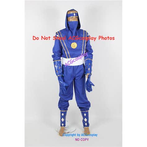 Power Rangers Blue Ninjetti Ranger Cosplay Costume Acgcosplay