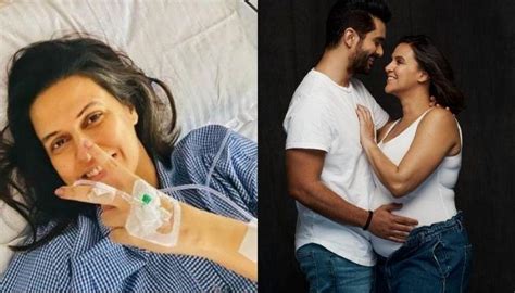 Neha Dhupia Kisses Hubby Angad Bedi While Pampering Their Newborn Son In The Hospital Room Video