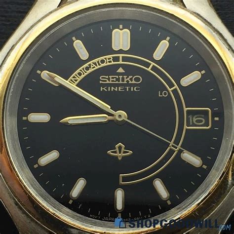 Seiko 5m42 0a19 Automatic Sapphire Crystal Watch