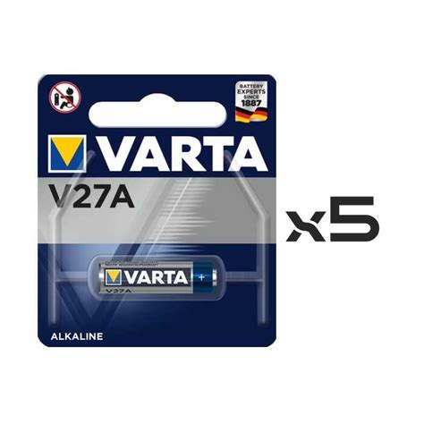 Here you can find out your car battery production date, place and any other iformation encrypted in the battery`s body code. Varta 27A Lithium Battery 5Pcs Original Remote Batteries Varta