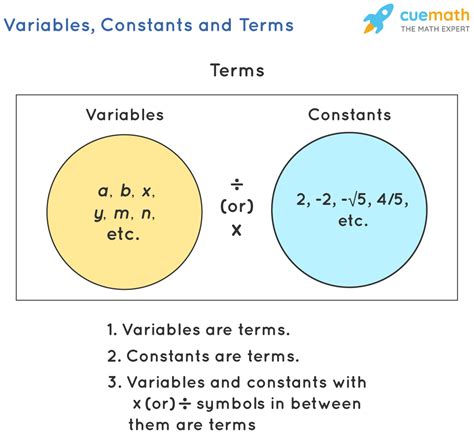 Constants And Variables In Math