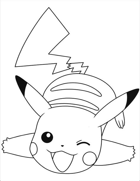 Coolest Pikachu Coloring Page Anime Coloring Pages