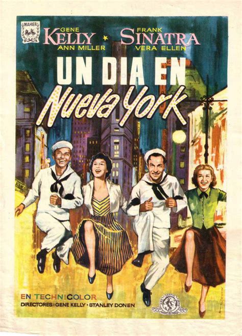 Mg Cine Carteles De Películas Un Dia En Nueva York On The Town
