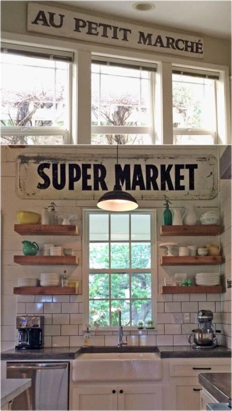 20 Rustic Diy Kitchen Signs That Match Your Farmhouse Decor Diy And Crafts