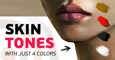 How To Paint Skin Tones In Photoshop Using Just Colors With Exercise