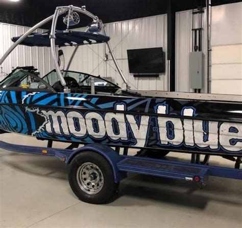 Boat Wraps Center Console Moody Blue Designs