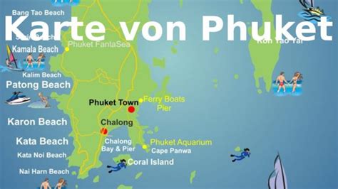 Karte von phuket, tipps und top reiseangebote für die perfekte thailandreise mit bestpreisgarantie und individuelle beratung durch reisespezialisten mit exzellenten vor ort kenntnissen! Thailand Karte Phuket