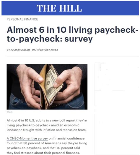 Living Paycheck To Paycheck Can Be Awesome — Check Out How