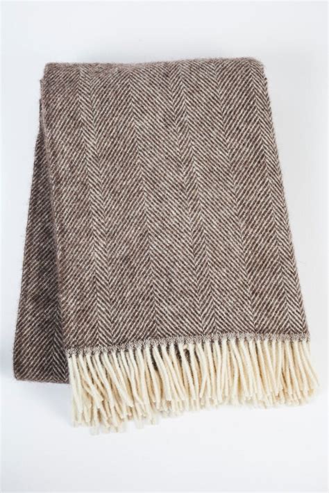 Herringbone Weave Wool Blanket Herringbone Blanket