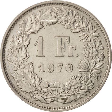 One Franc 1970 Coin From Switzerland Online Coin Club