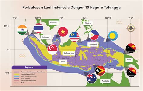 Negara Yang Berbatasan Dengan Laut Wilayah Indones