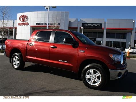 2010 Toyota Tundra Sr5 Crewmax 4x4 In Salsa Red Pearl Photo 10