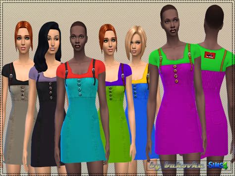 Sundress With Leather Straps By Bukovka At Tsr Sims 4 Updates