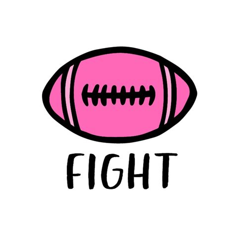 Team Pack Of 14 Temporary Tattoos Fight Pink Out Football Team