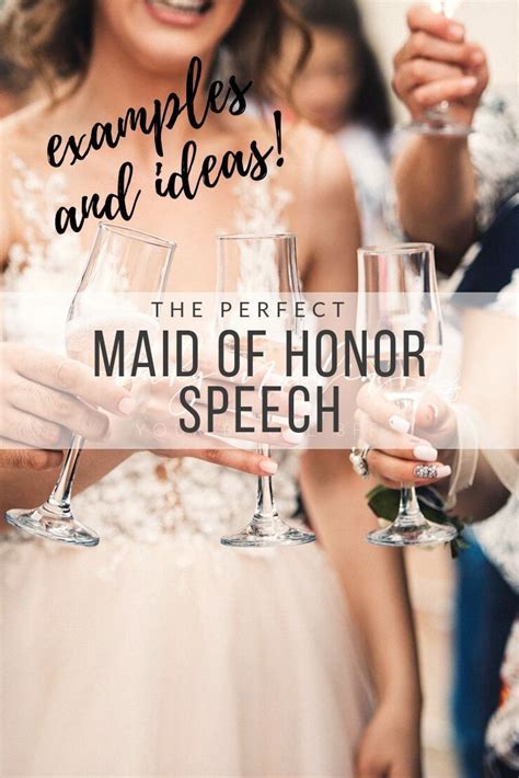 One Of The Hardest Parts About Writing The Perfect Maid Of Honor Speech