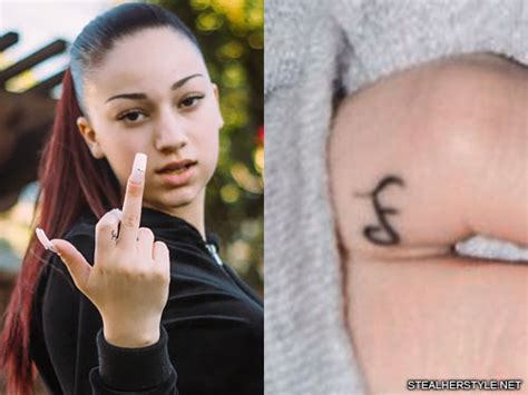 Bhad bhabie shares emotional psa on body shaming. Danielle Bregoli Initial Finger Tattoo | Steal Her Style