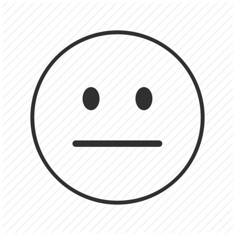 Straight Face Emoji Clipart Emoji Straight Face Stencil Stencil Images
