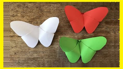Cómo Hacer Una Mariposa 🦋 De Papel Paper Butterfly Youtube