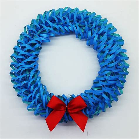 Colors Paper Diy Paper Christmas Wreath Decoration Ideas For