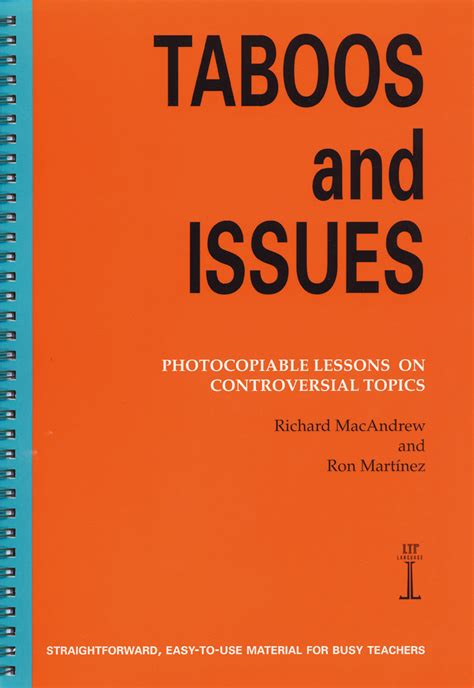 taboos and issues photocopiable text by richard macandrew ron martinez on eltbooks 20 off
