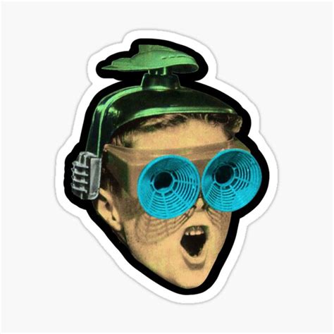 X Ray Toy Glasses Sticker By Bananadogg Redbubble