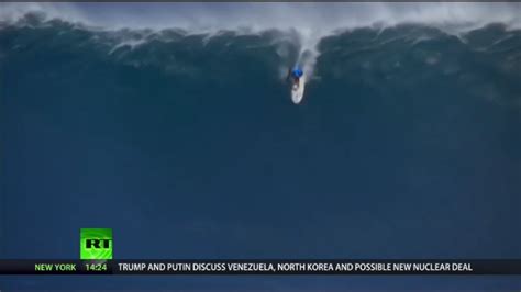 Watch Surfer Awarded For World Record Wave Ride Youtube