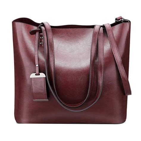Women Casual Shoulder Bag Genuine Leather Handbag Large Capacity Bag