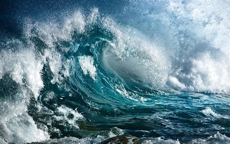 Free Download Sea Ocean Dark Waves Blue Nature Computer Wallpapers Free