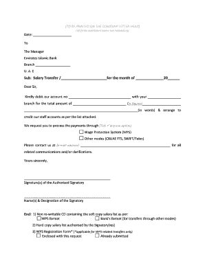 I receive payments from insurance companies and a new . salary letter format - Fill Out Online, Download Printable ...