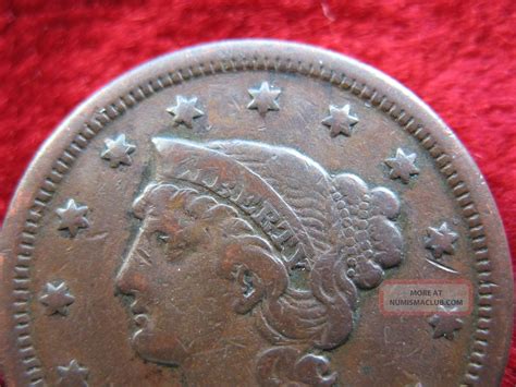 1853 U S Large Cent Better Grade Historic Coin Great Color Fast