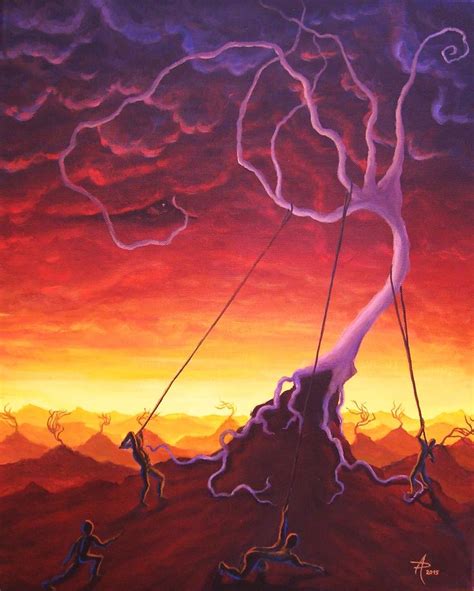 Surreal Painting Supplicium By Alberto Pitalua Surrealism Surreal