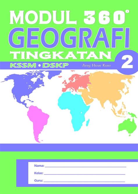 Sample Modul 360 Geografi Tingkatan 2  Geografi, Buku, Peta