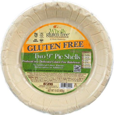 Wholly Gluten Free Pie Shells 14 Oz Frozen