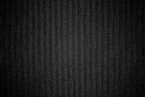 Black Ribbed Knit Fabric Texture Picture Free Photograph