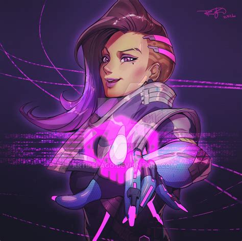 Overwatch Sombra Sexy Fan Art Anime Cosplaygame Free Download Nude