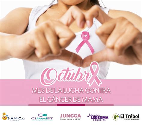 octubre rosa mes de la sensibilización contra el cáncer de mama el trebol digital
