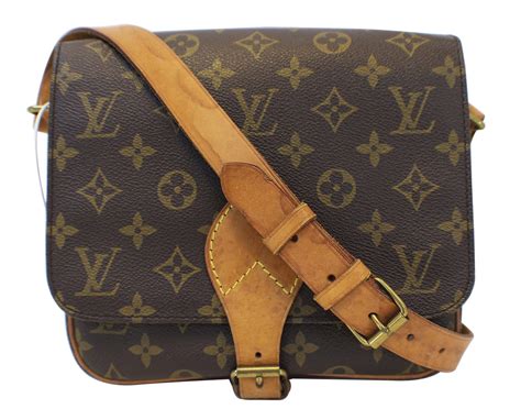 Louis Vuitton Monogram Brown Cartouchiere Mm Crossbody Bag