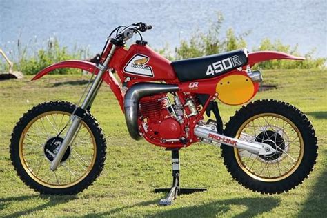 The honda cr450r is a motorcycle produced by honda in 1981. Honda CR 450 R | Vintage motocross, Honda cr, Motocross