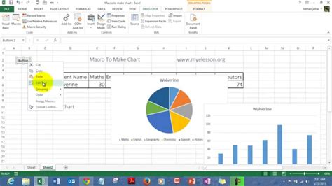 You can add a subtotal row to your excel data. Macro To Create Charts in Excel - YouTube