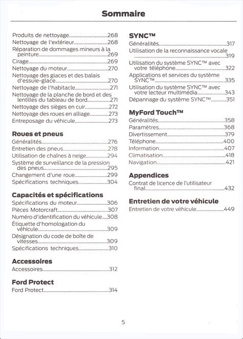 2013 Ford Escape Owner's Manual Original FRENCH Language Canadian