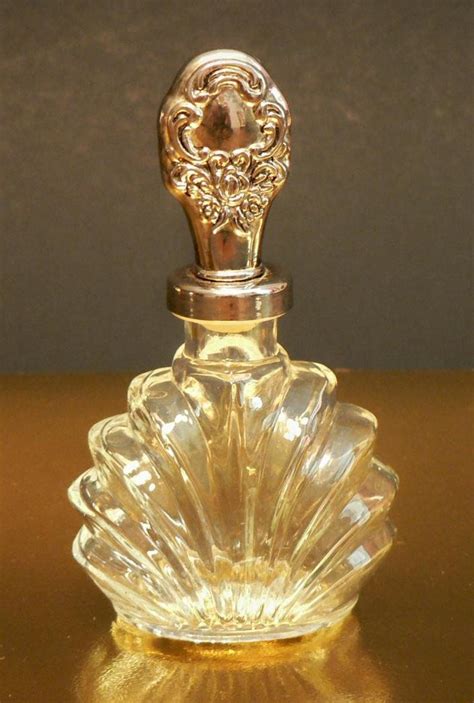 Art Deco Style Glass Perfume Bottle Perfume Bottles Beautiful