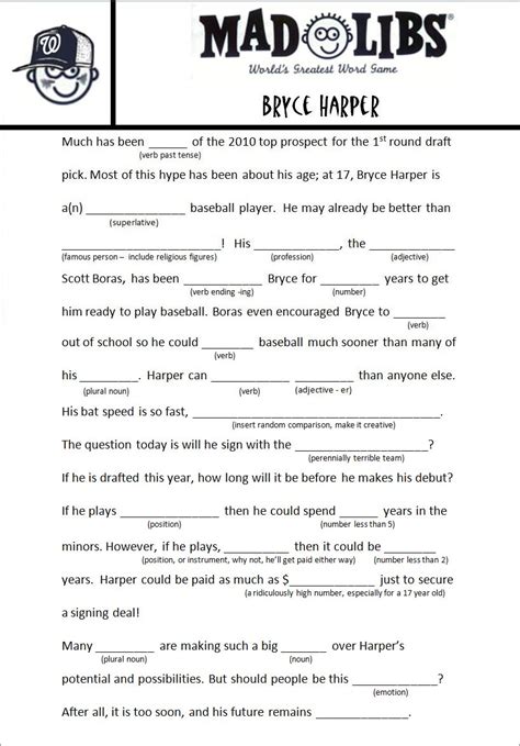 Print your own wedding mad libs for free 9 themes. Mad Lib Printable Worksheets | Free Printables Worksheet