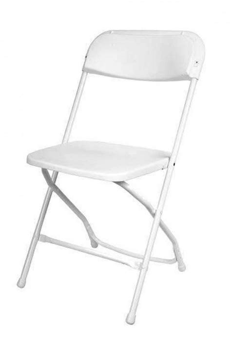 Fold Flat Chair White Capital H Catering And Leisure Equipment